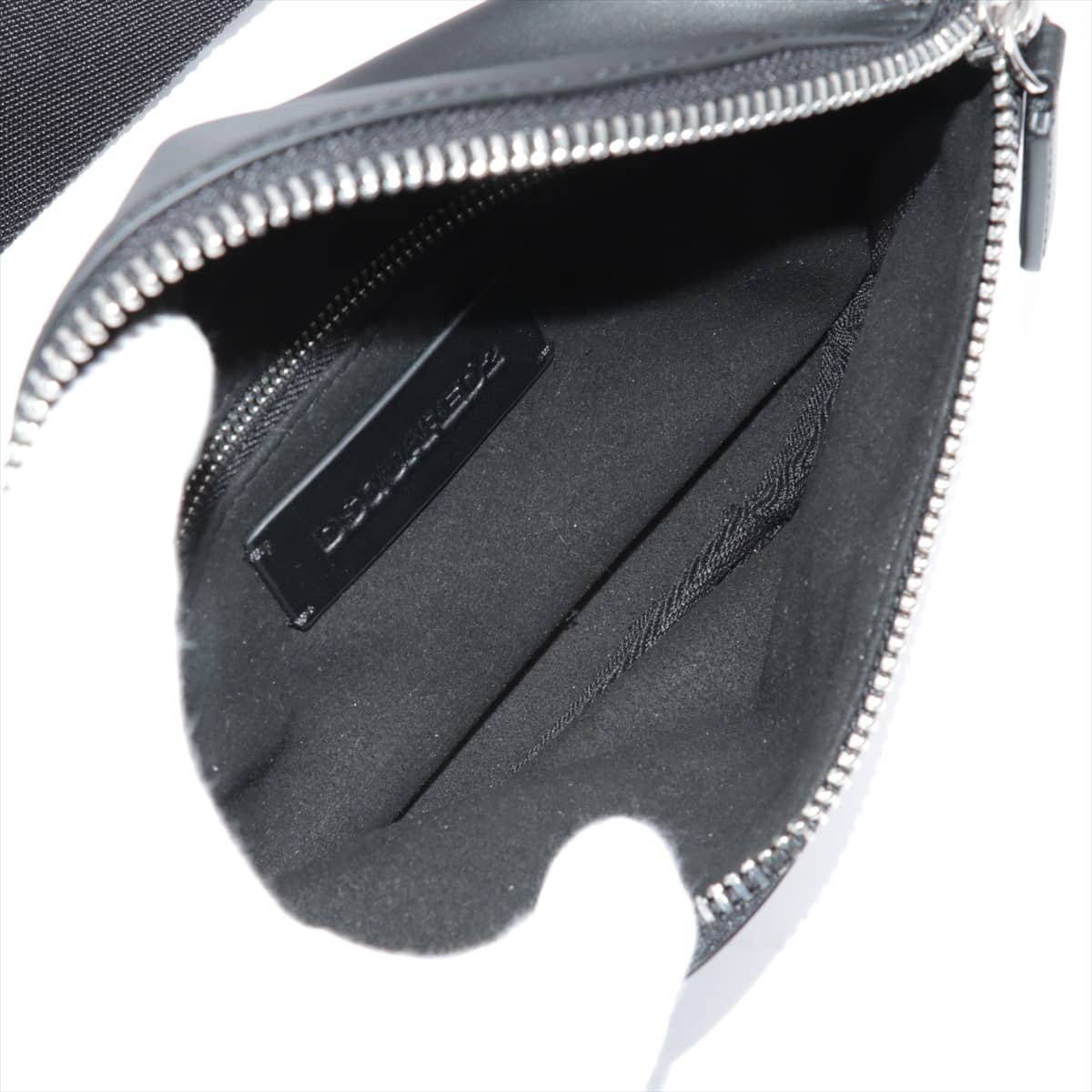 Dsquared² Leather Sling backpack Black