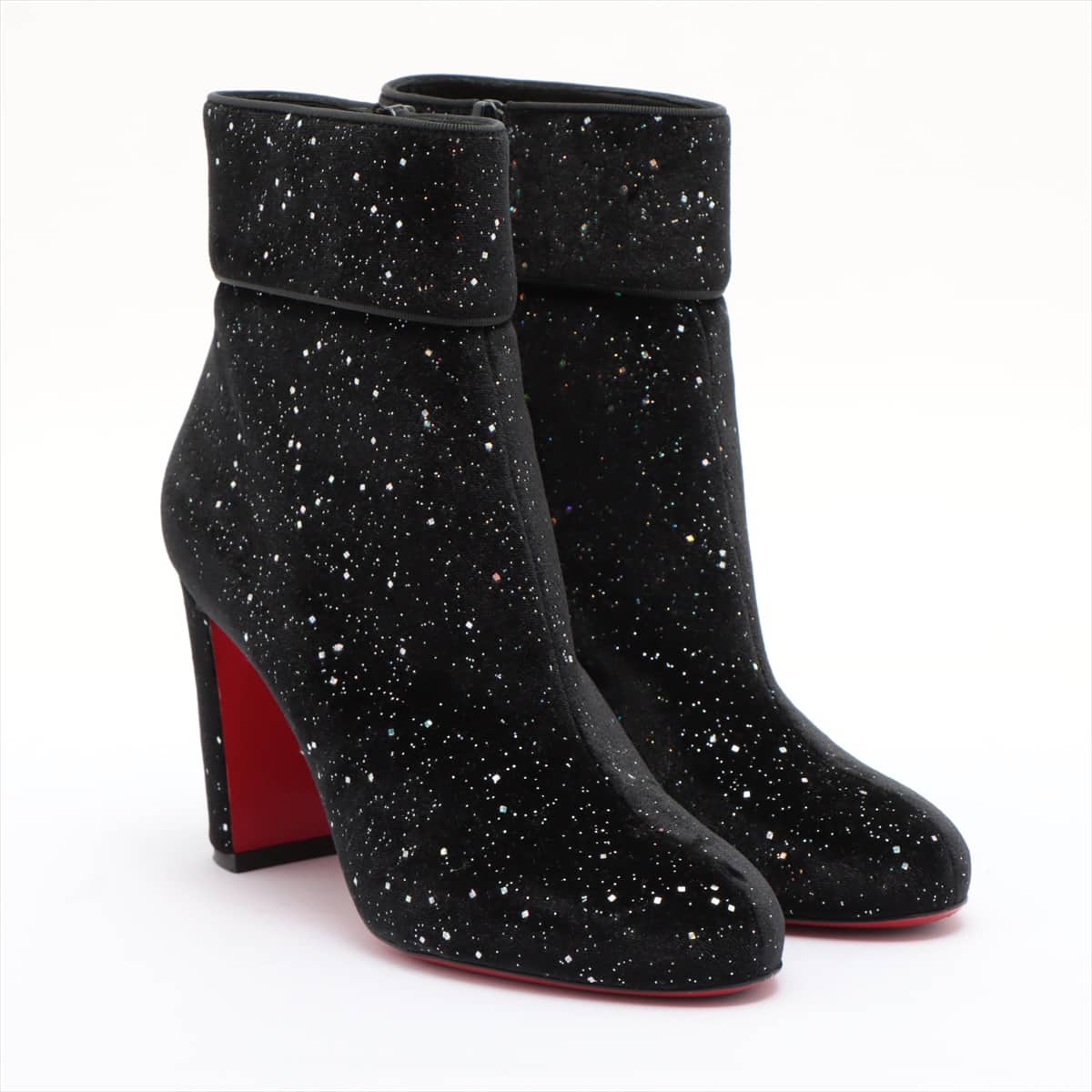 Christian Louboutin Suede Boots 38 Ladies' Black