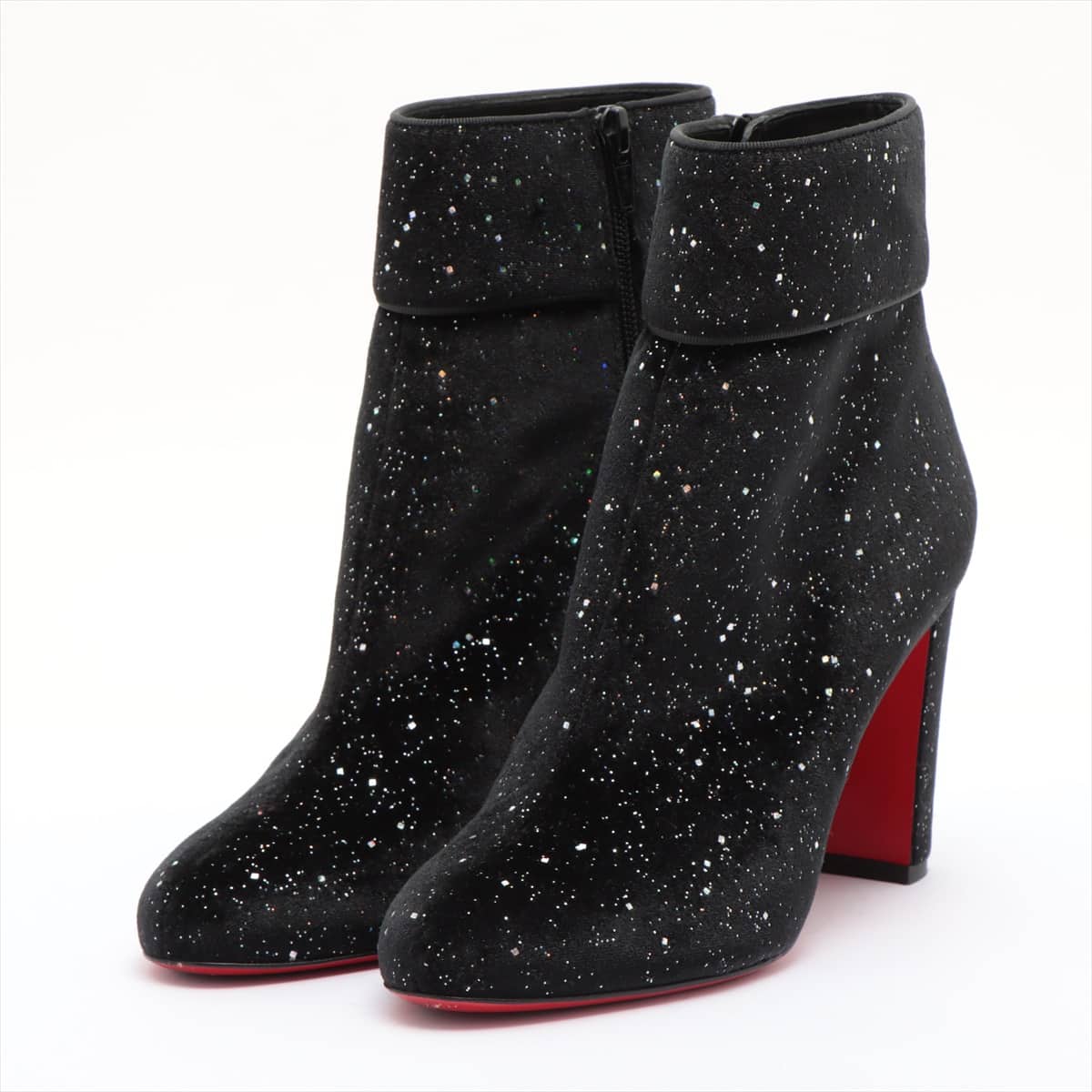Christian Louboutin Suede Boots 38 Ladies' Black