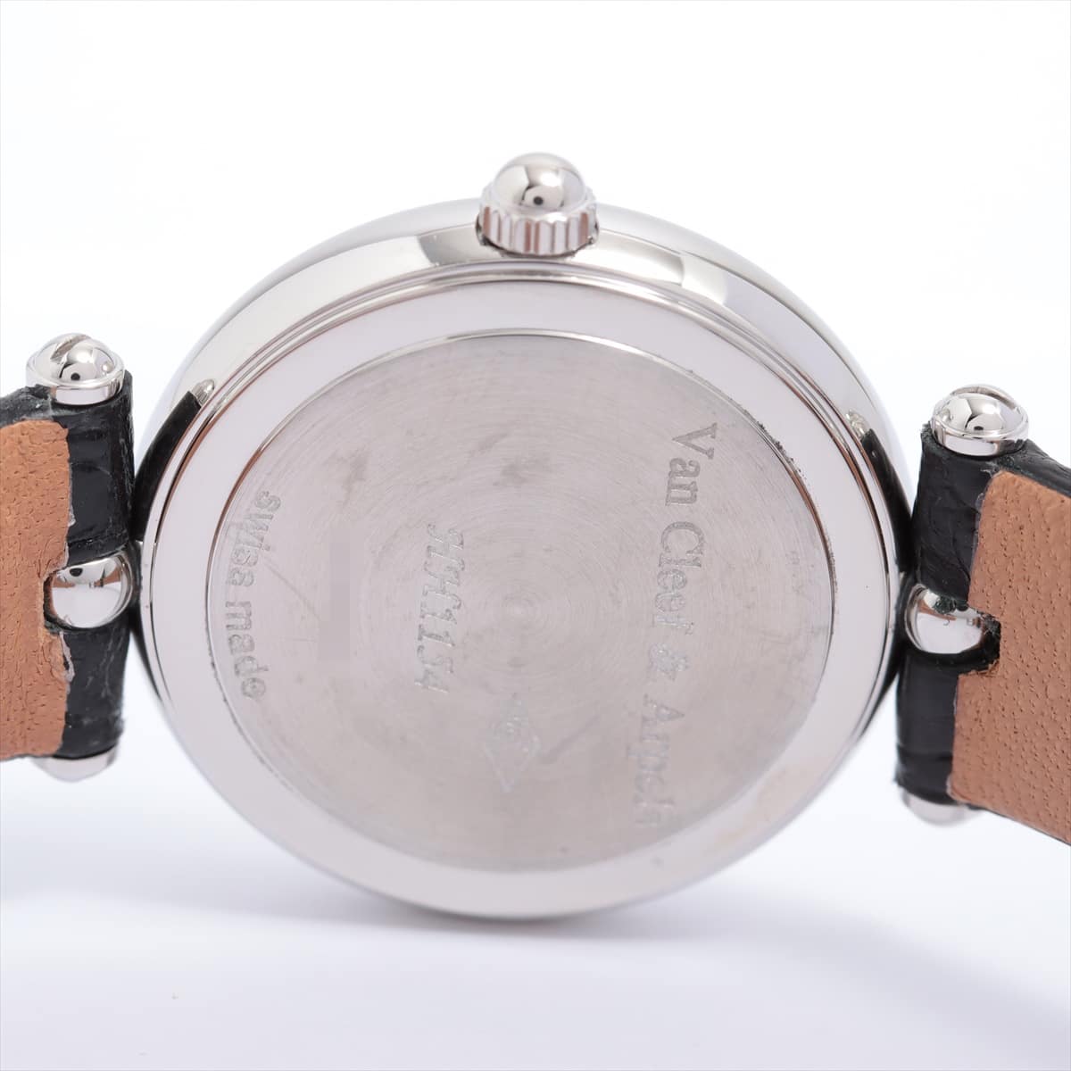 Van Cleef & Arpels Classic SS & externally manufactured leather QZ White-Face