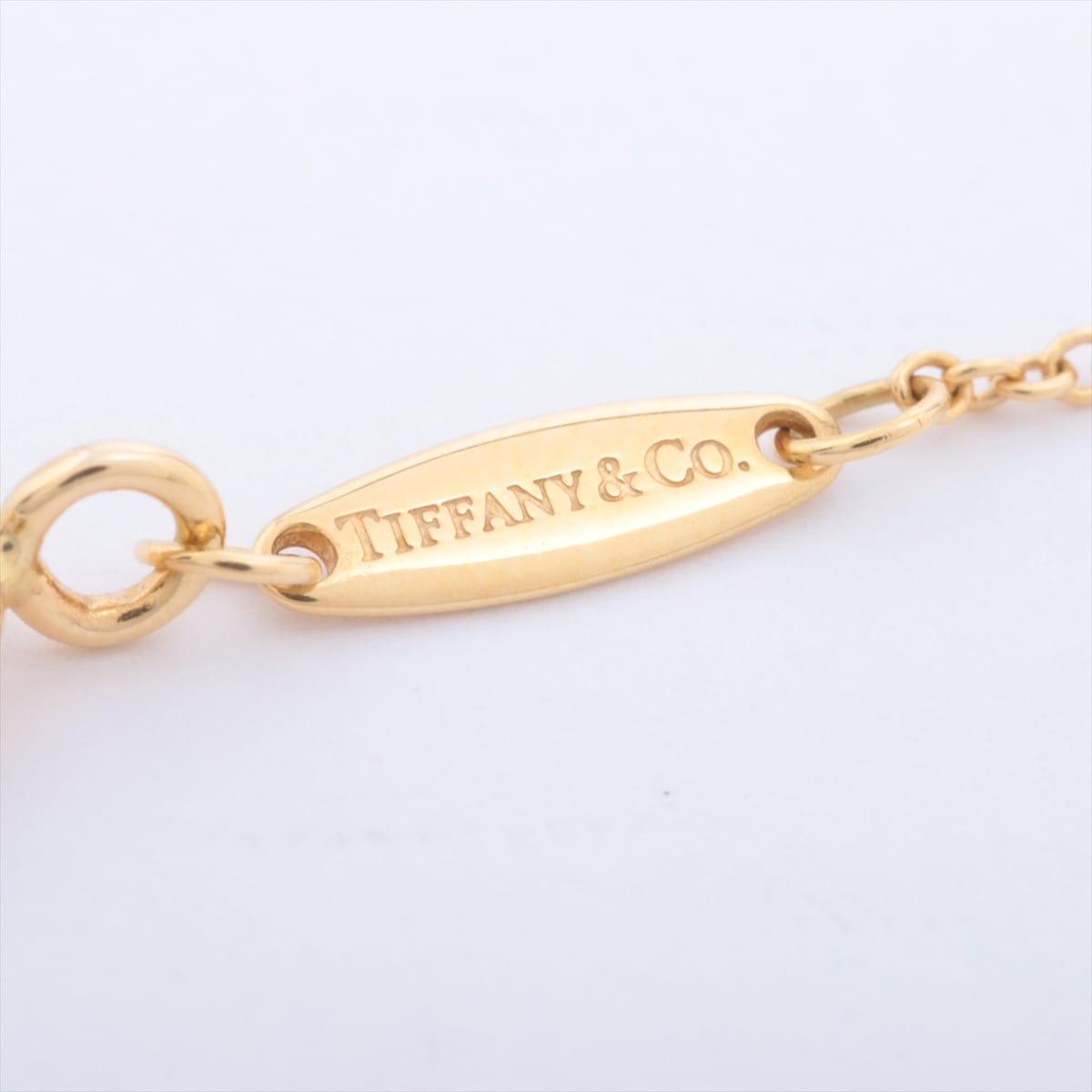 Tiffany Tiffany & Co. Diamond By the Yard Necklace 750YG