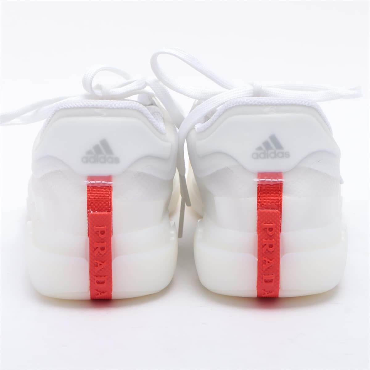 Prada x Adidas Fabric Sneakers 26.0cm Men's White LUNA ROSSA