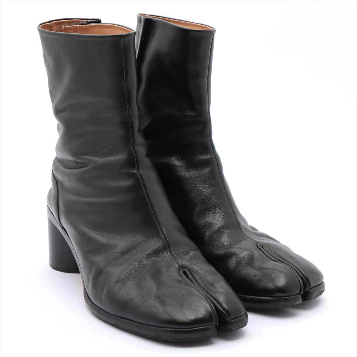 Maison Margiela 20SS Leather Boots 44 Men's Black Tabi Tabi