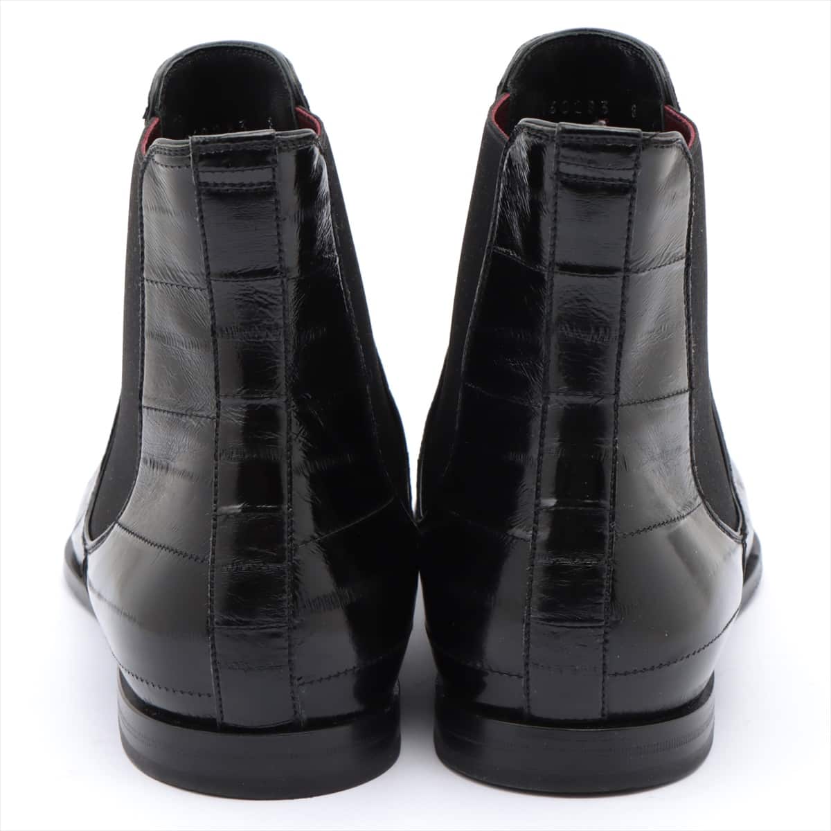 Dolce & Gabbana Leather Side Gore Boots 8 Men's Black