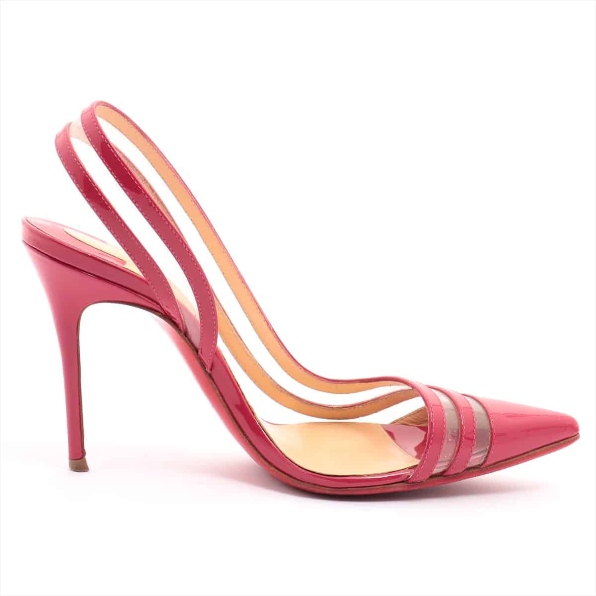 Christian Louboutin Patent leather Pumps 35 1/2 Ladies' Pink