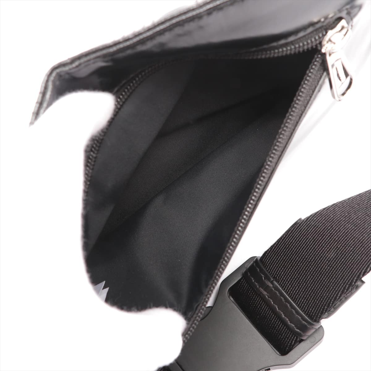 Burberry Coating canvas Sling backpack Black 8028160