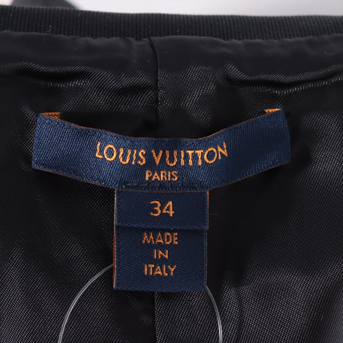Louis Vuitton Cotton & leather Sleeveless dress 34 Ladies' Black   Since1854