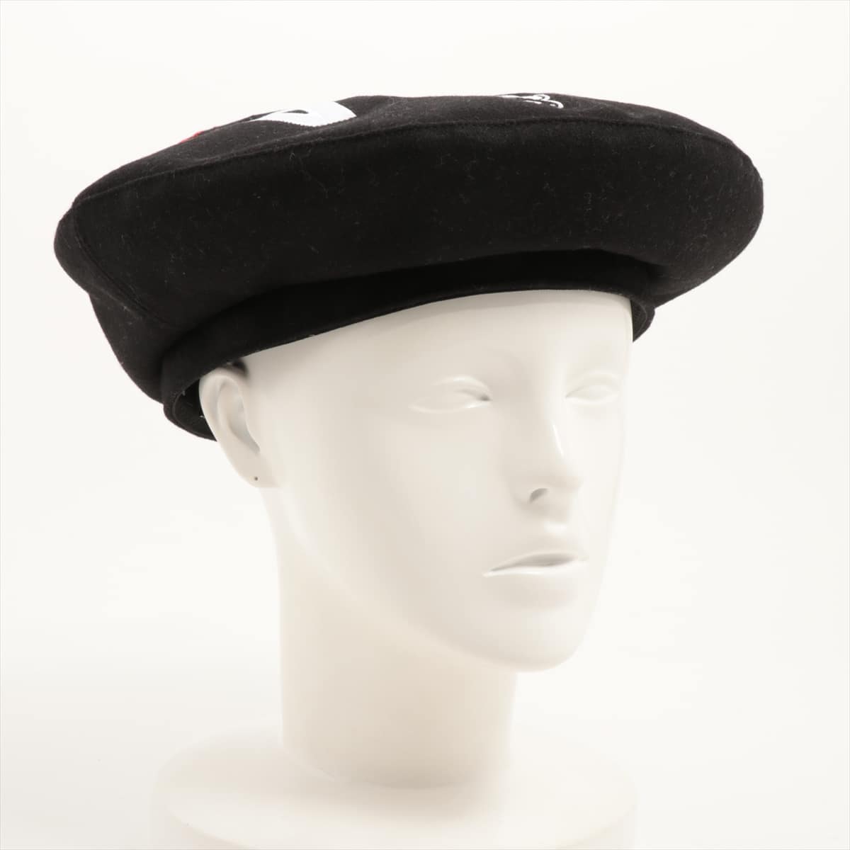 Windancy x Hysteric Glamour Logo Beret Wool & polyester Black