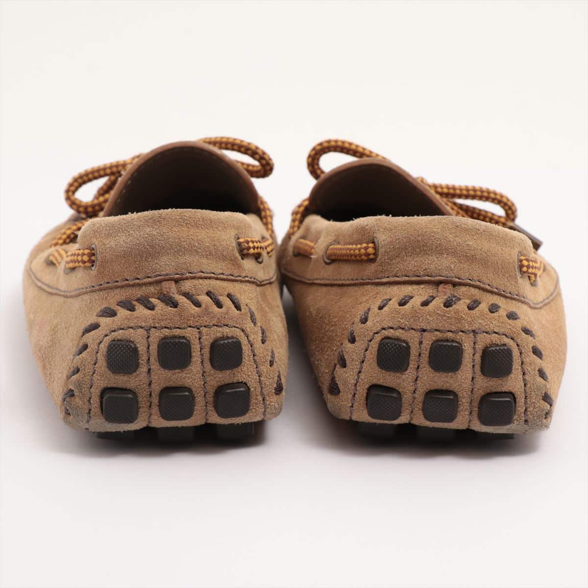 Louis Vuitton Arizona Line Suede Driving shoes 6 1/2 Men's Brown