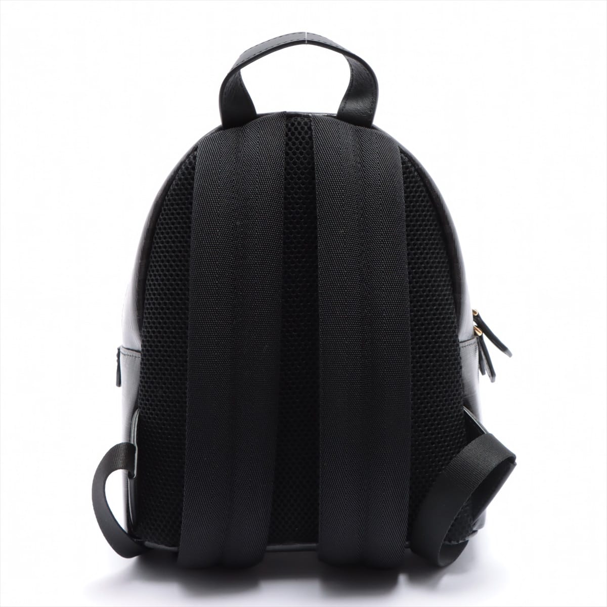 FENDI × FILA Coating canvas Backpack Black 8BZ036