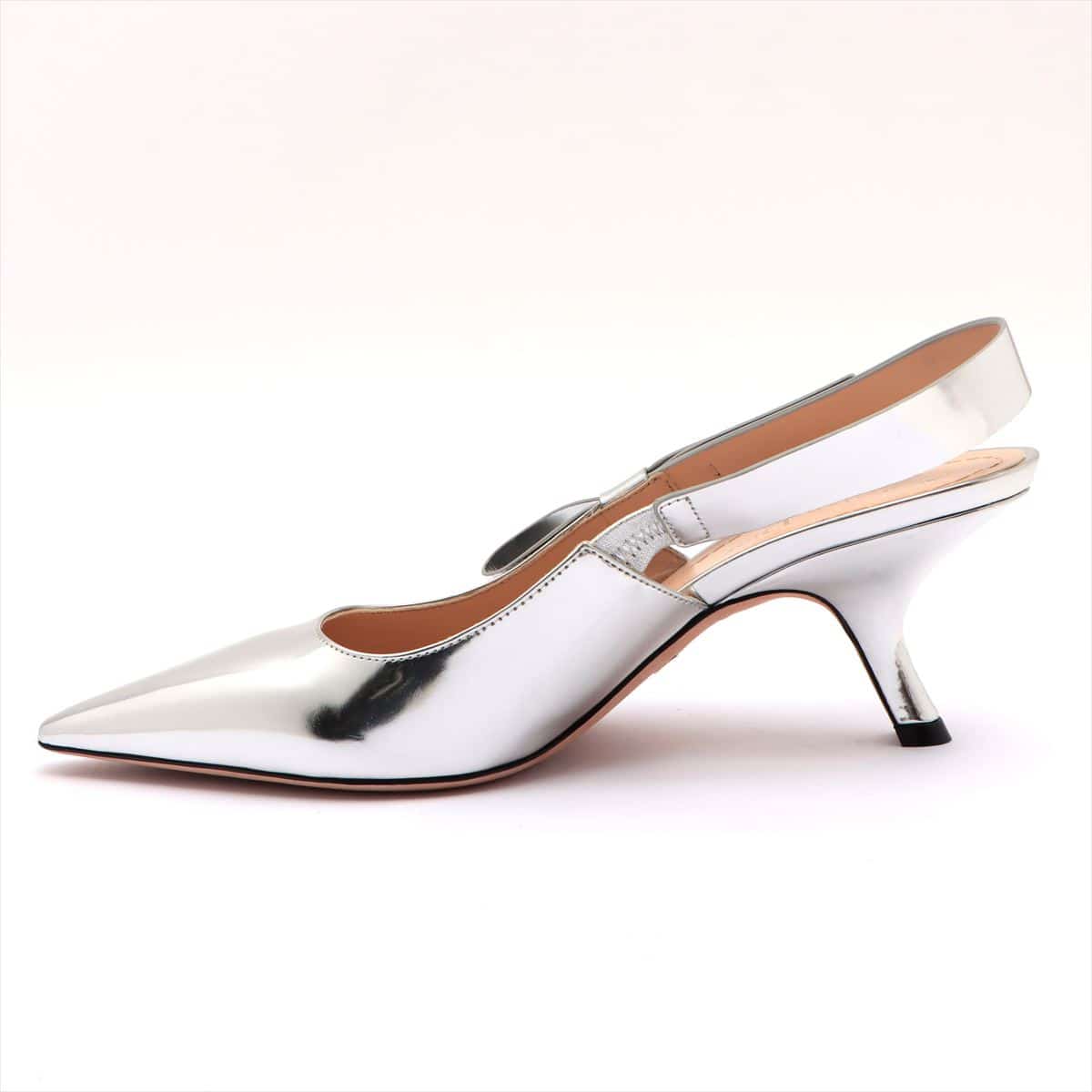 Christian Dior Patent leather Strap Pumps 39 Ladies' Silver
