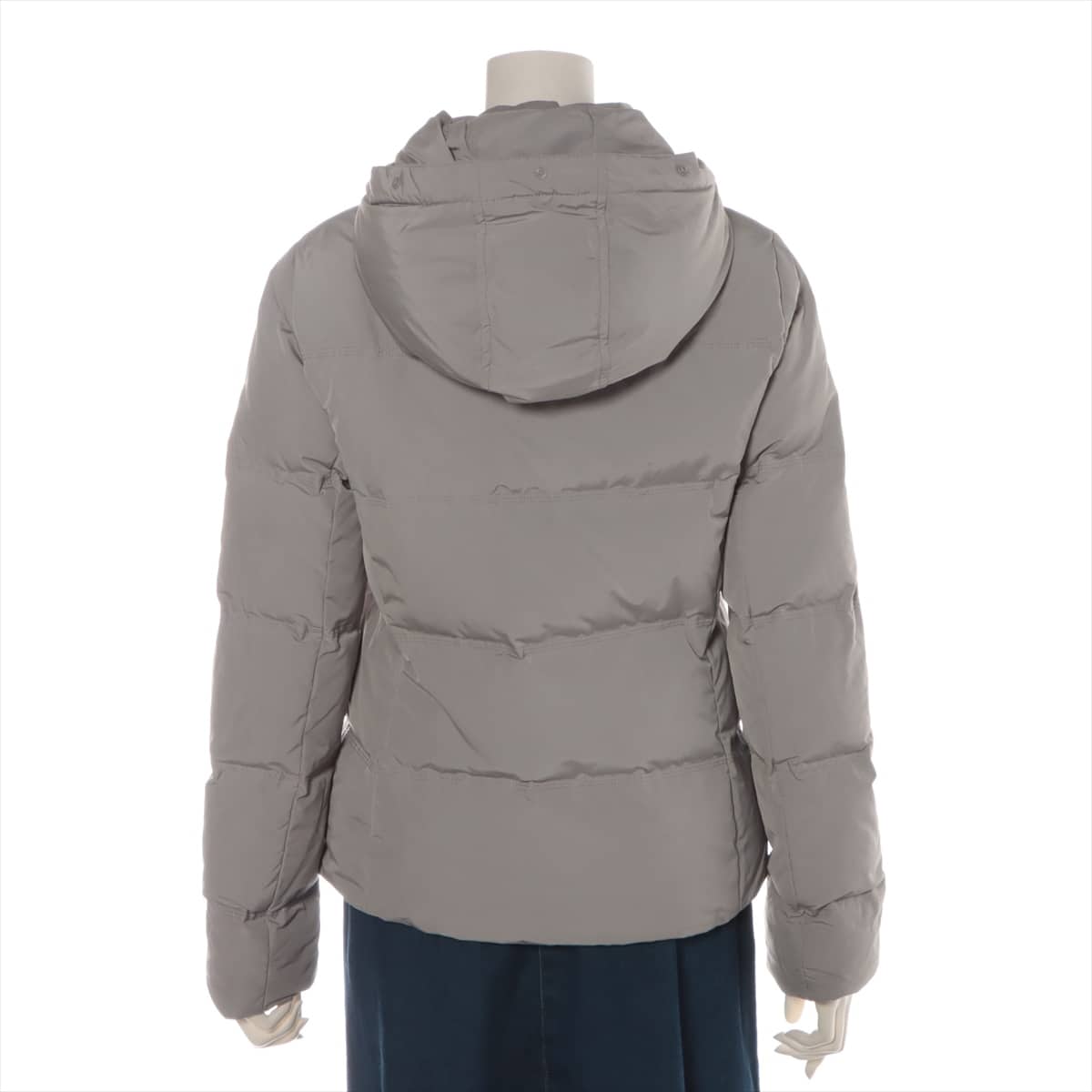 Woolrich Polyester & nylon Down jacket S Ladies' Grey Missing fur