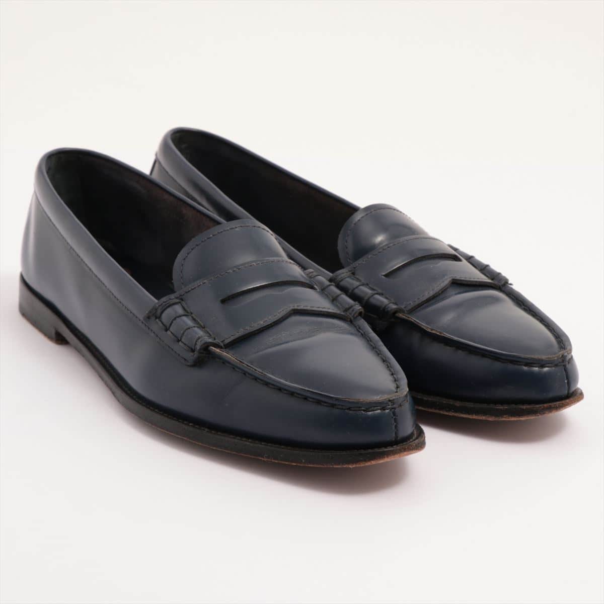 Church's Leather Loafer 36 Ladies' Navy blue