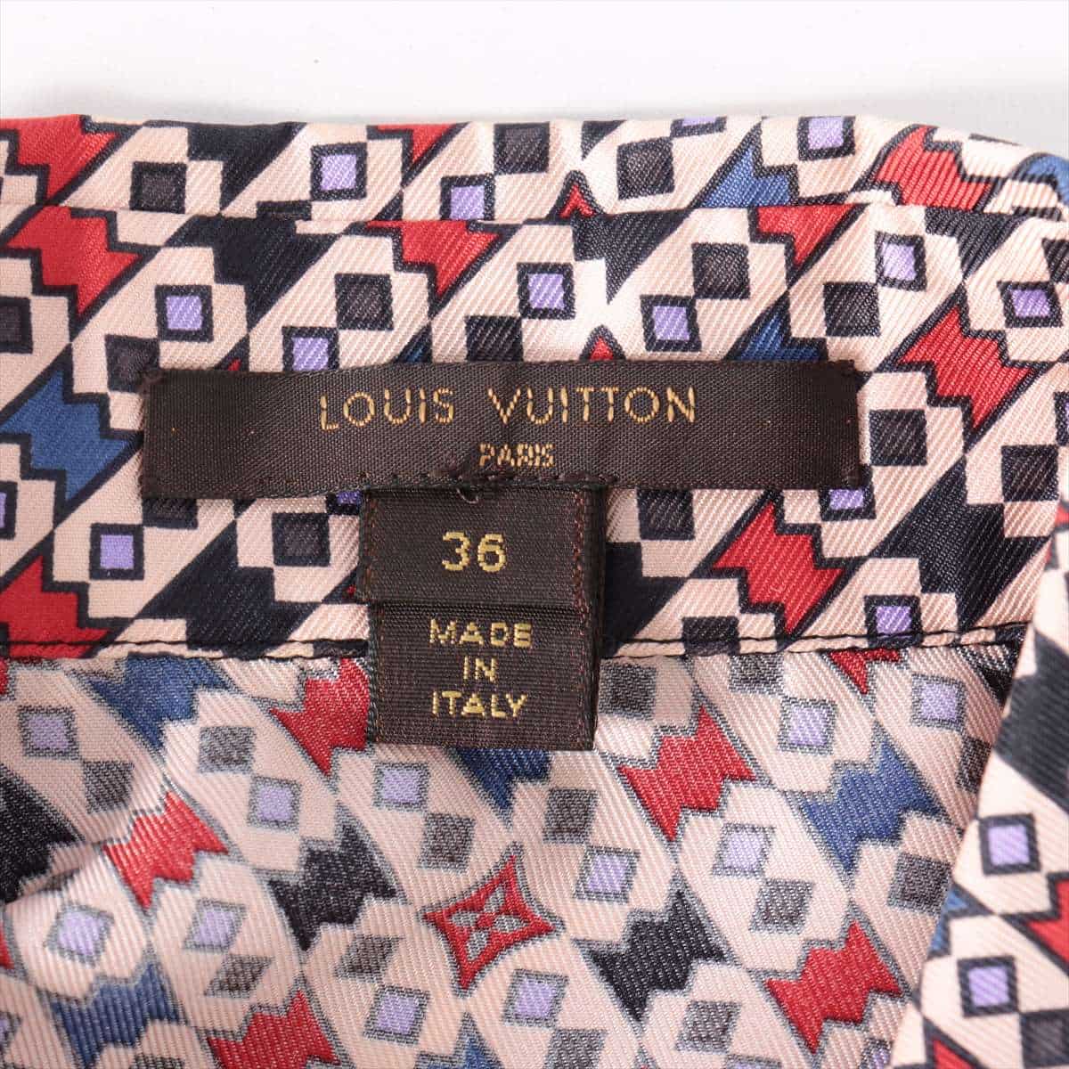 Louis Vuitton RW171W Silk Dress 36 Ladies' Multicolor