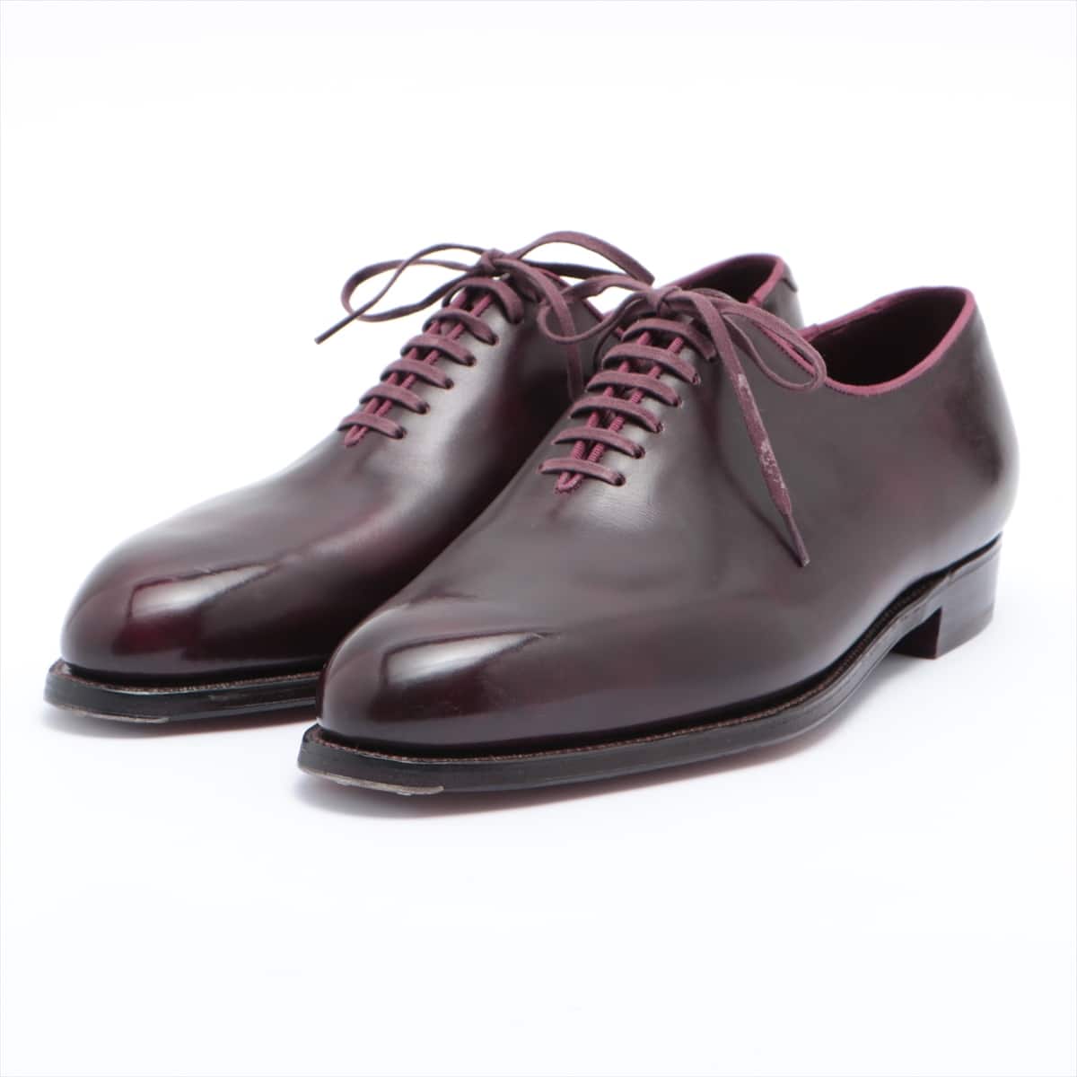 J. M. Weston Leather Leather shoes 8 Men's Brown One Piece Oxford