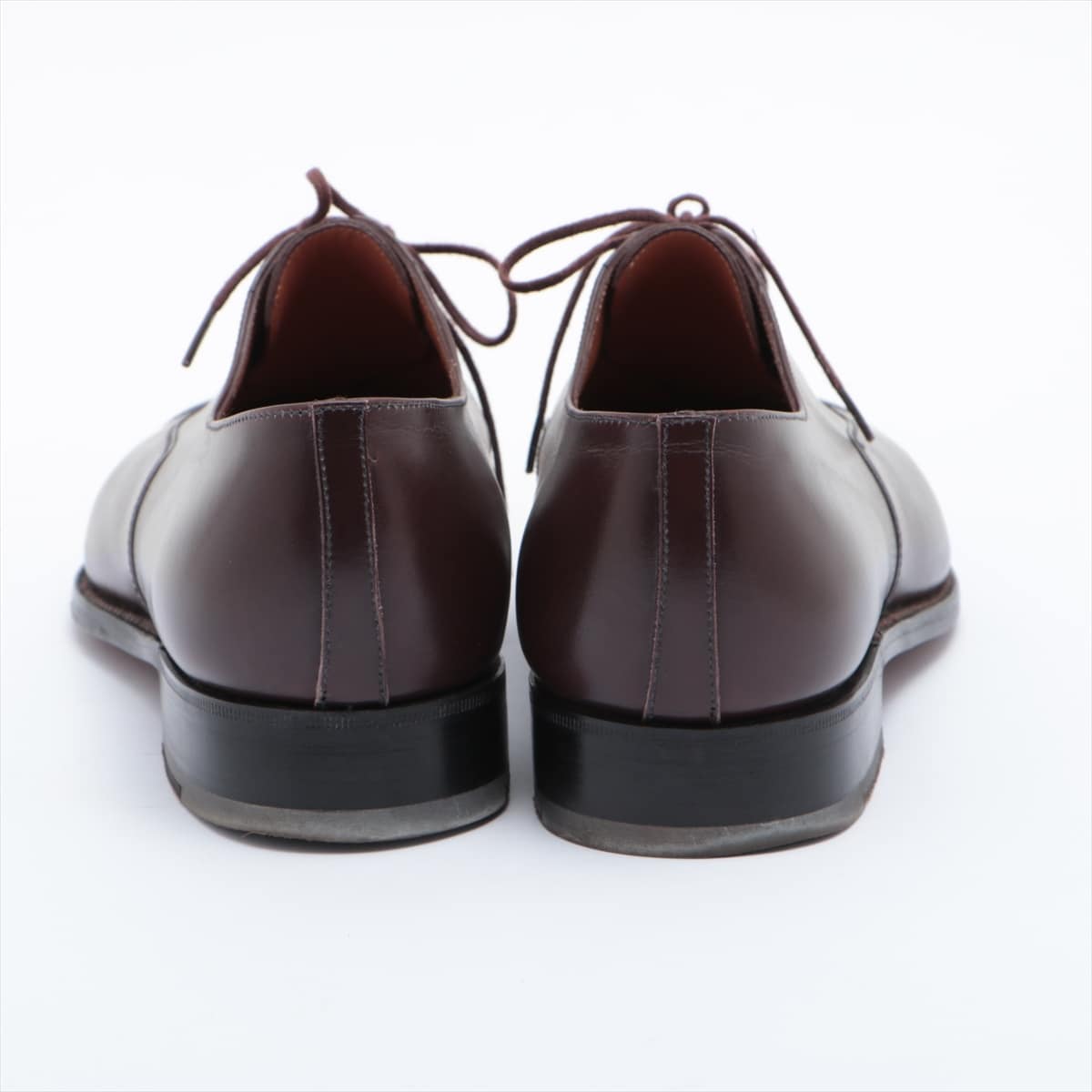 J. M. Weston Leather Leather shoes 8 Men's Brown classic cap toe