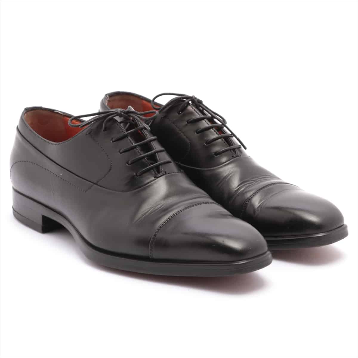 Santoni Leather Leather shoes 6 Men's Black