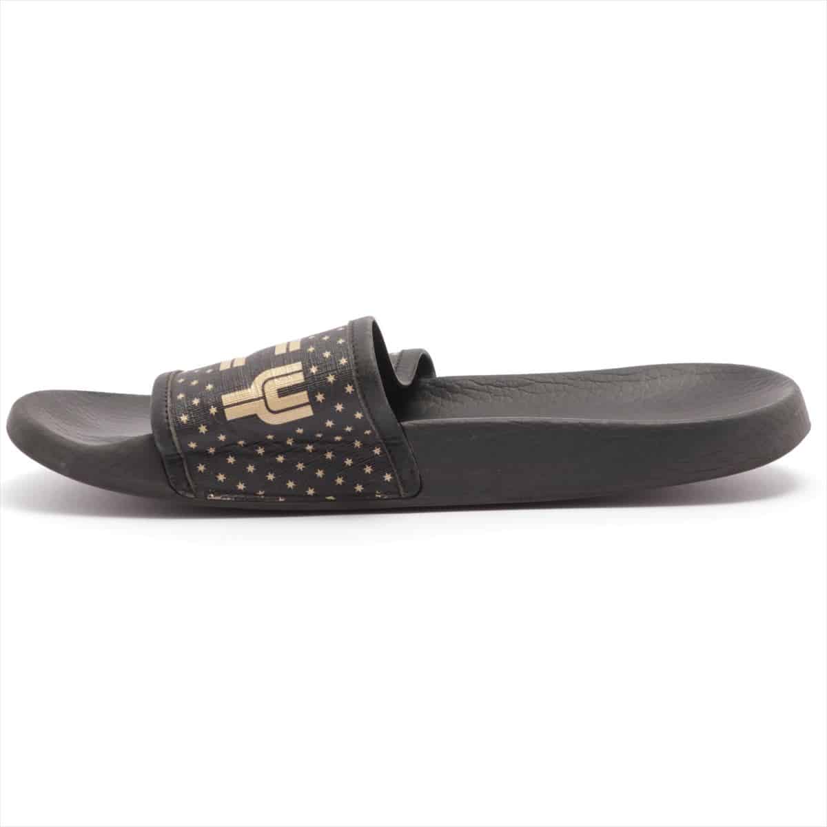 Gucci Leather Sandals Unknown size Men's Black 519996 SEGA STAR slides GUCCY