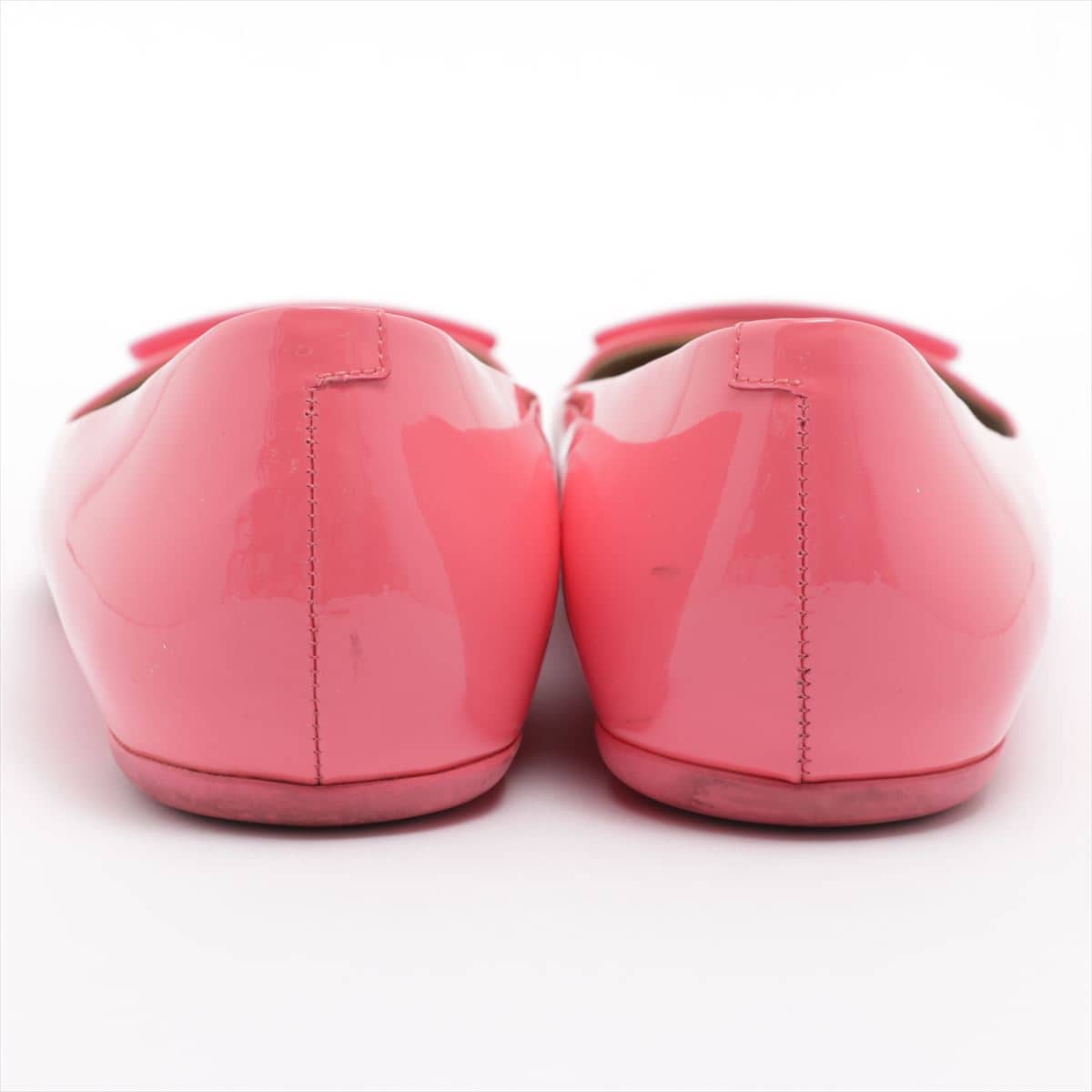 Roger Vivier Patent leather Flat Pumps 37.5 Ladies' Pink