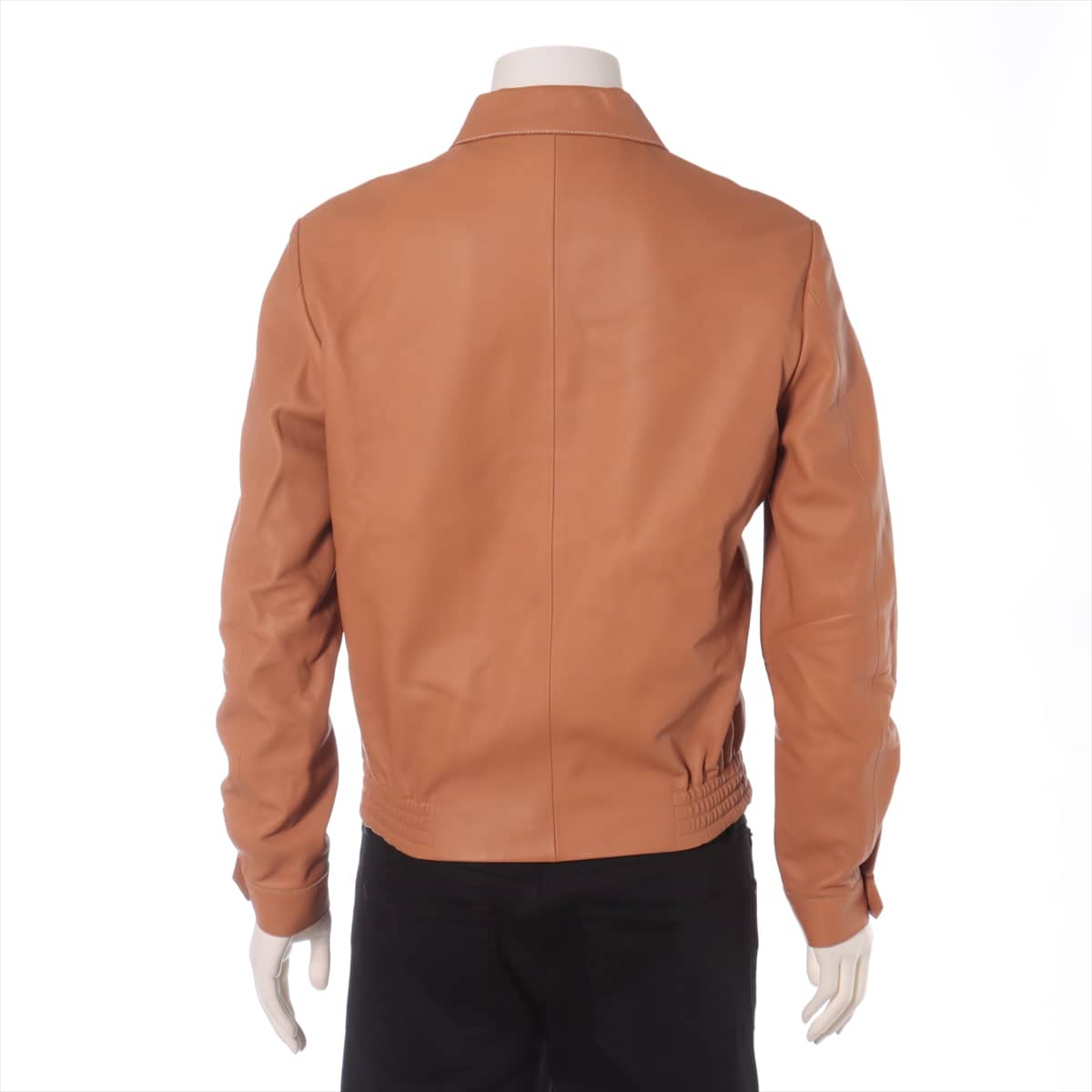 Loewe Leather Leather jacket 44 Men's Black × Brown  Reversible