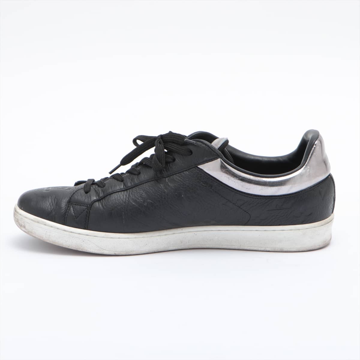 Louis Vuitton Luxembourg Line MS0230 Leather Sneakers 9 Men's Black