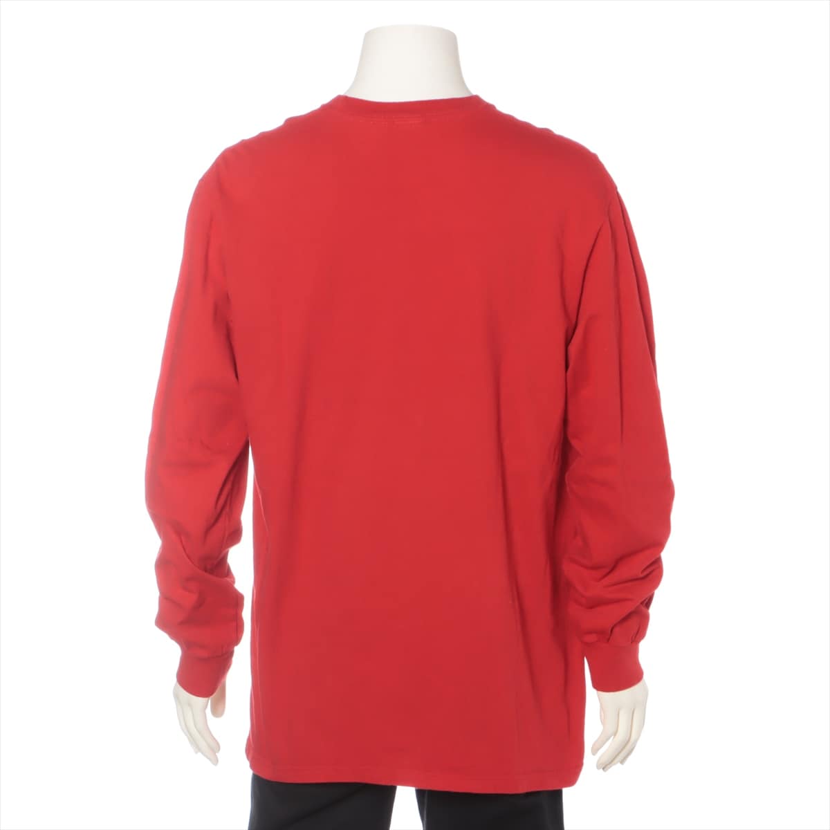 Supreme 17AW Cotton Long T shirts L Men's Red  Arabic Logo
