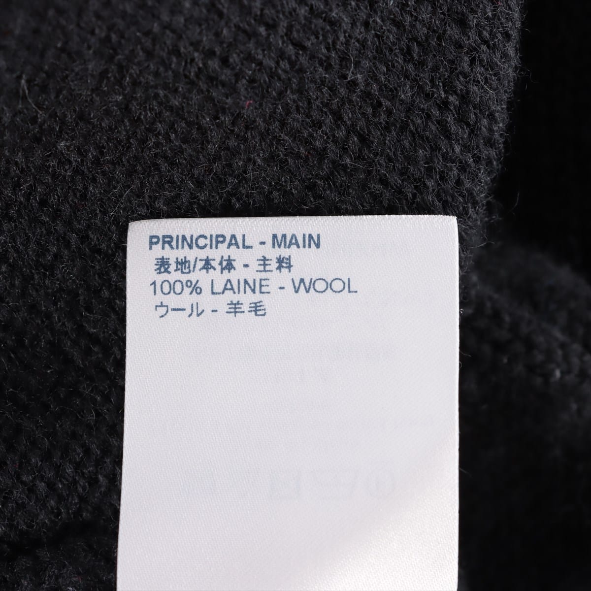 Louis Vuitton RM192M Wool Sweater L Men's Black