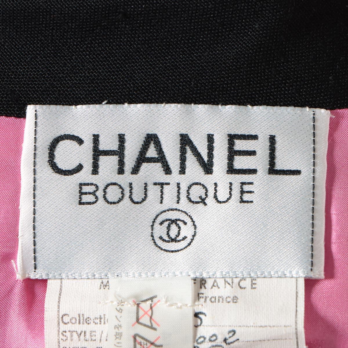 Chanel Rayon Setup 36/36 Ladies' Pink  Coco Button