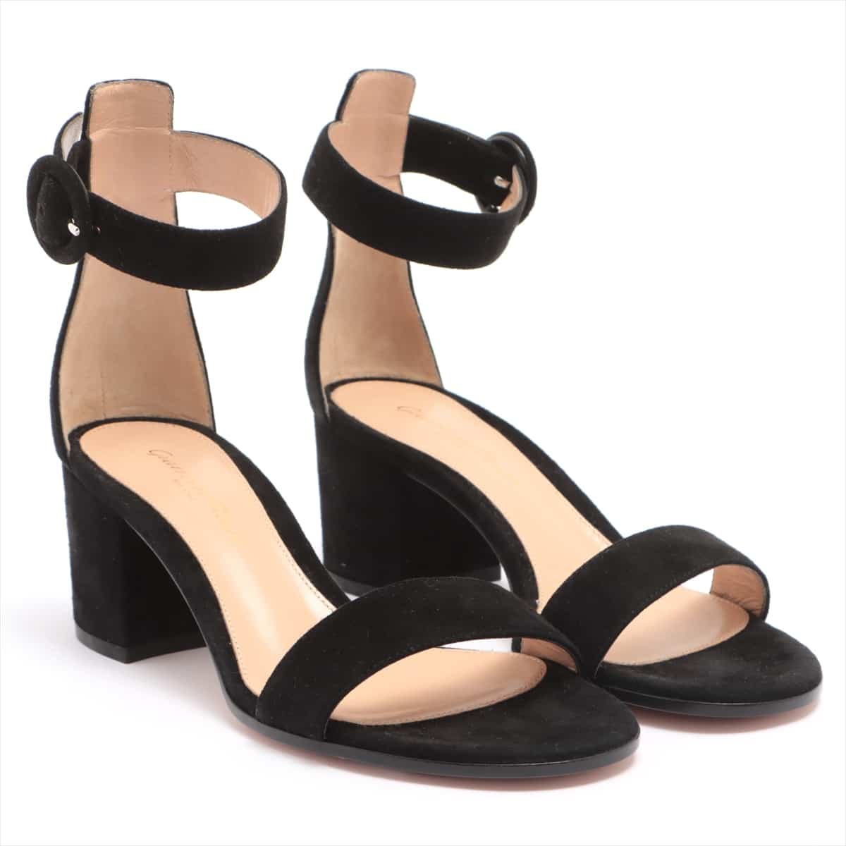 Gianvito Rossi 21SS Suede leather Sandals 36 Ladies' Black 60357