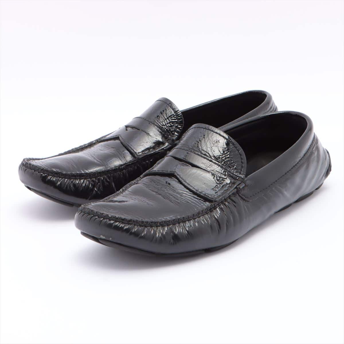 Prada Patent leather Driving shoes 8 1/2 Men's Black