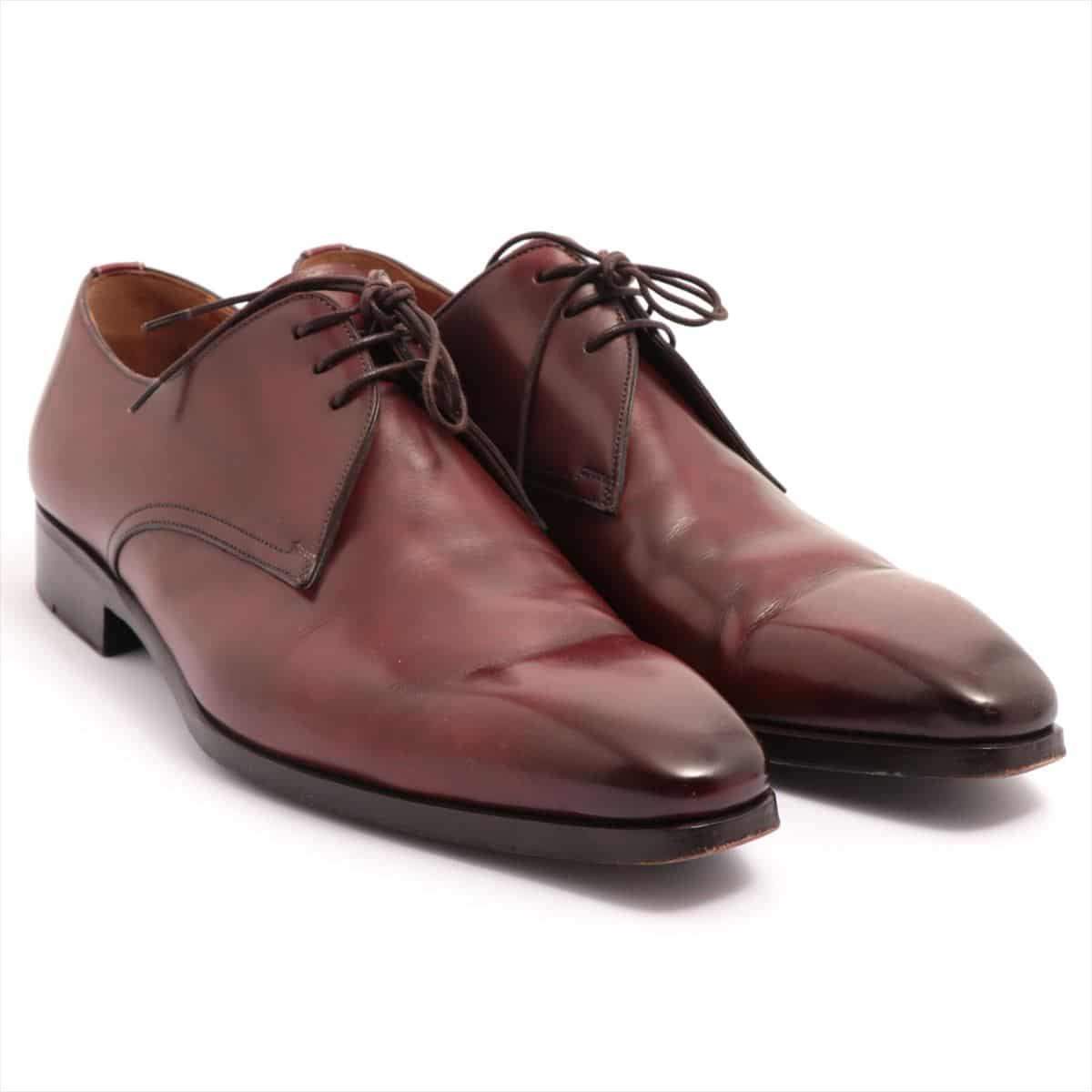 Santoni Leather Leather shoes 6 Men's Brown 7645