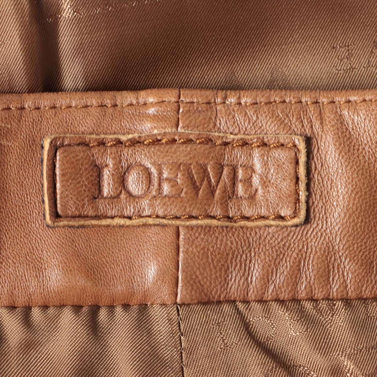 Loewe Lambskin Pants 46 Men's Brown
