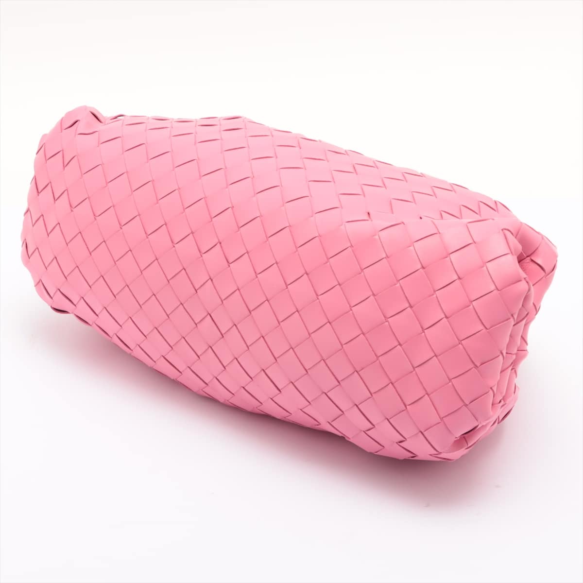 Bottega Veneta Intrecciato The Pouch Leather Clutch bag Pink