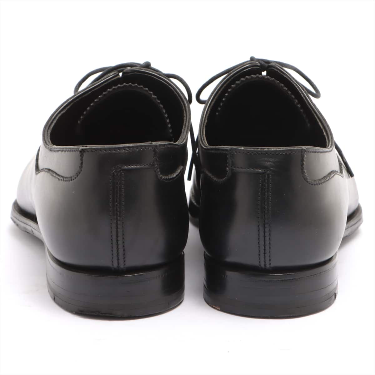 Crockett & Jones Leather Leather shoes 6E Men's Black medallions 6276