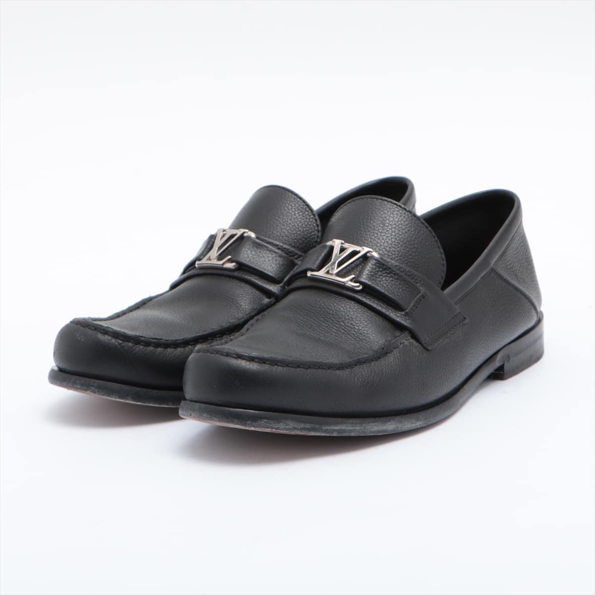 Louis Vuitton Major line FA0260 Leather Loafer 6.5 Men's Black