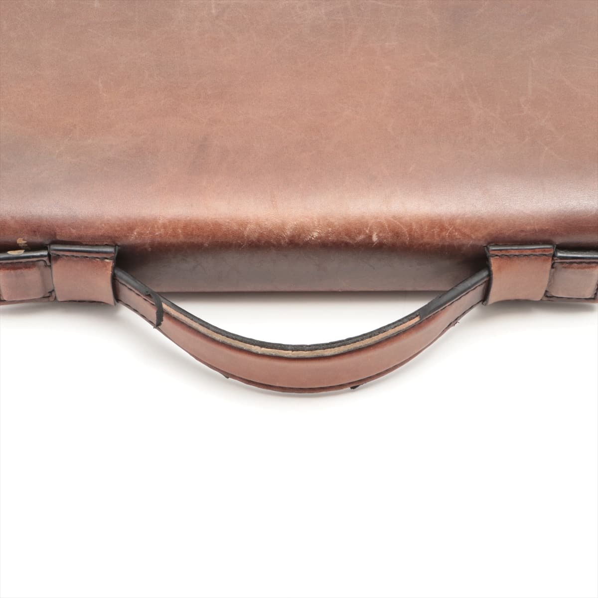 Berluti Prism Leather Business bag Brown