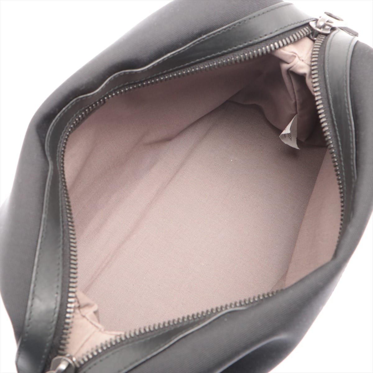 Bottega Veneta Intrecciato Nylon & leather Second bag Black