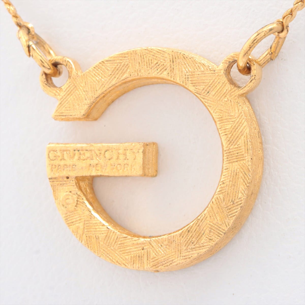 Givenchy G Logo Necklace GP Gold