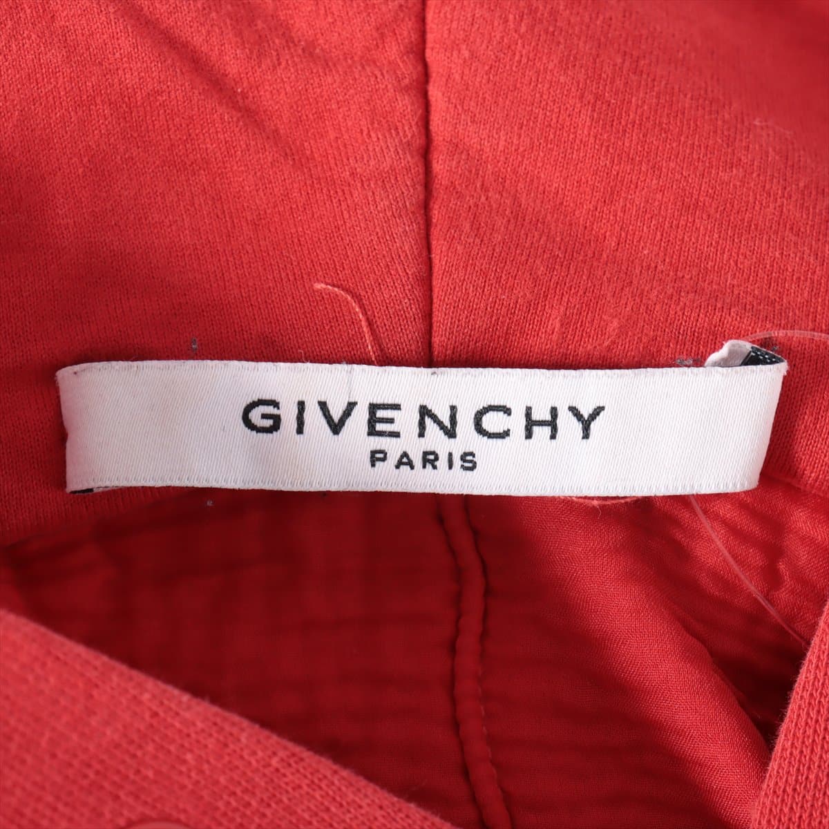 Givenchy Cotton Parker M Men's Red  Destroy logo