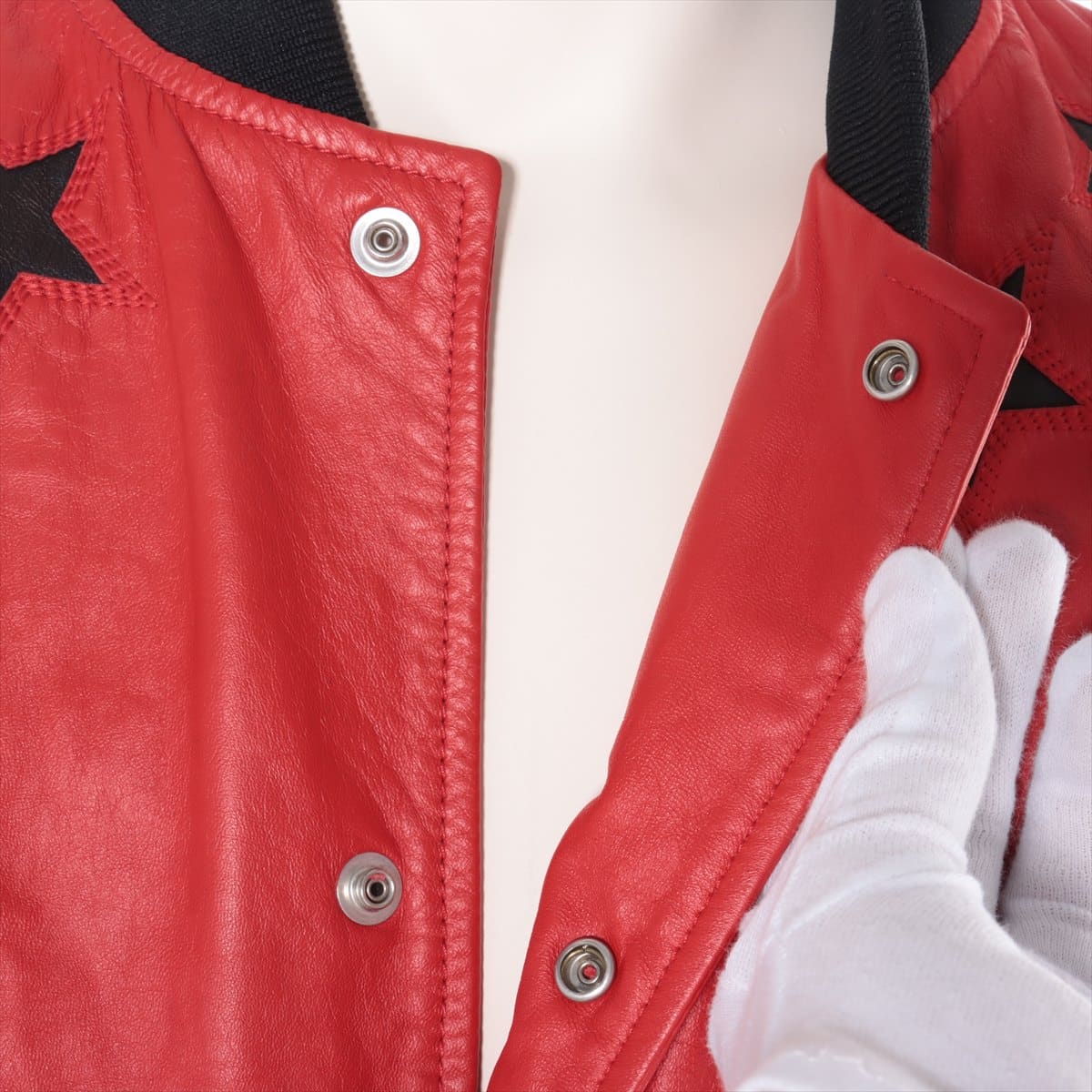 Givenchy Lambskin Leather jacket 46 Men's Red