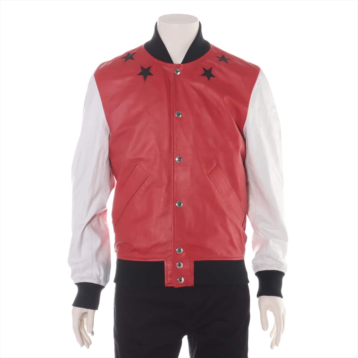 Givenchy Lambskin Leather jacket 46 Men's Red