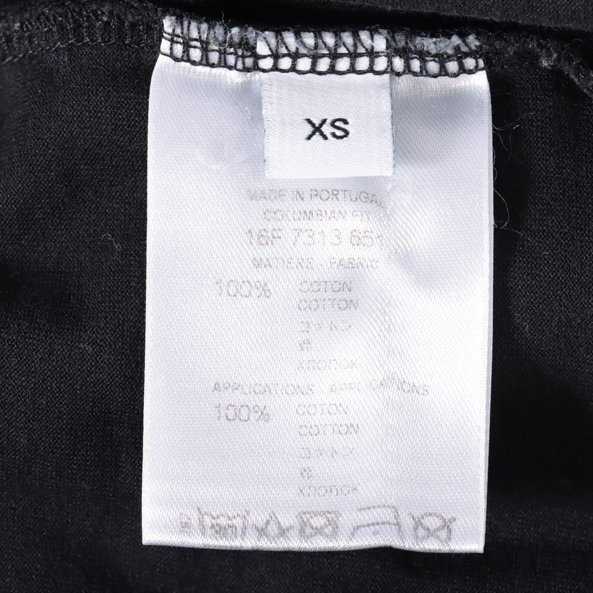Givenchy Cotton T-shirt XS Men's Black  Patch
