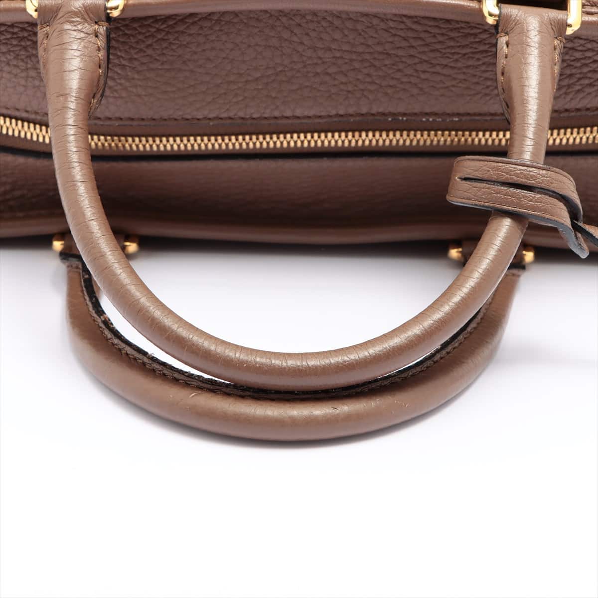 Loewe Amazona 36 Leather Hand bag Brown