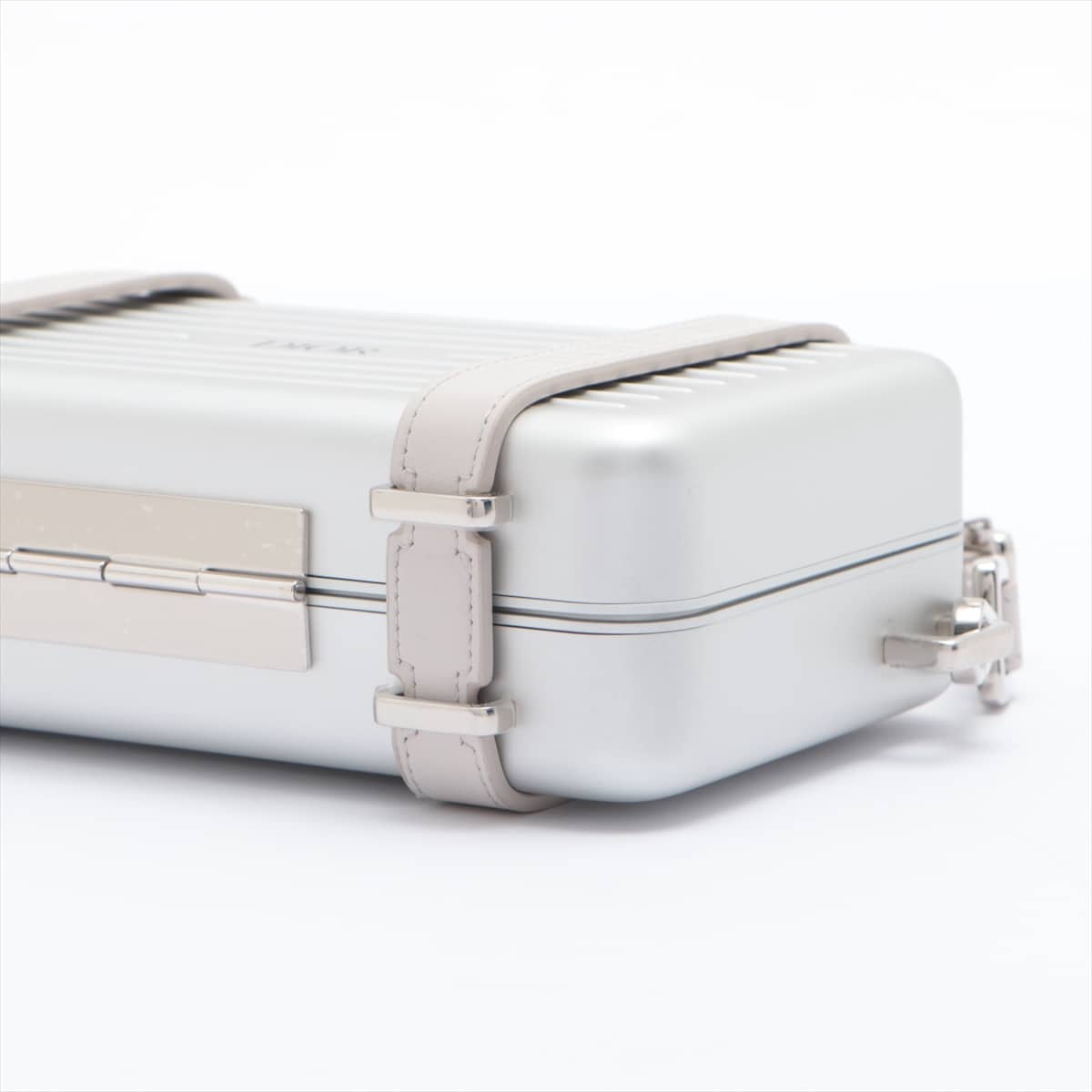 Dior × Rimowa Personal Aluminum 2 WAY clutch bag Silver