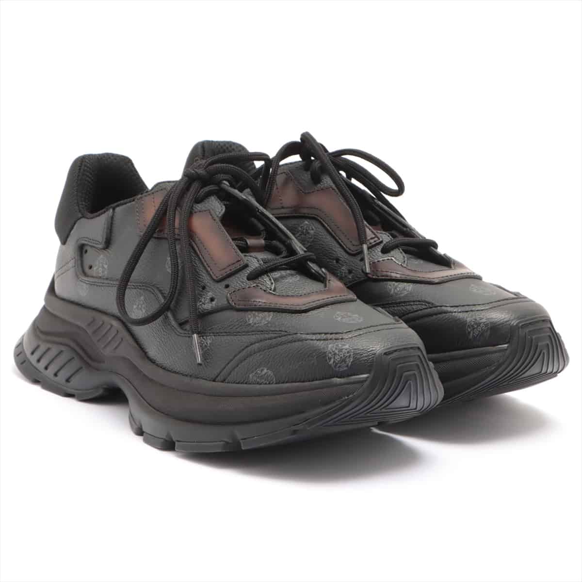 Berluti Leather Sneakers 40 Men's Black gravity Signature