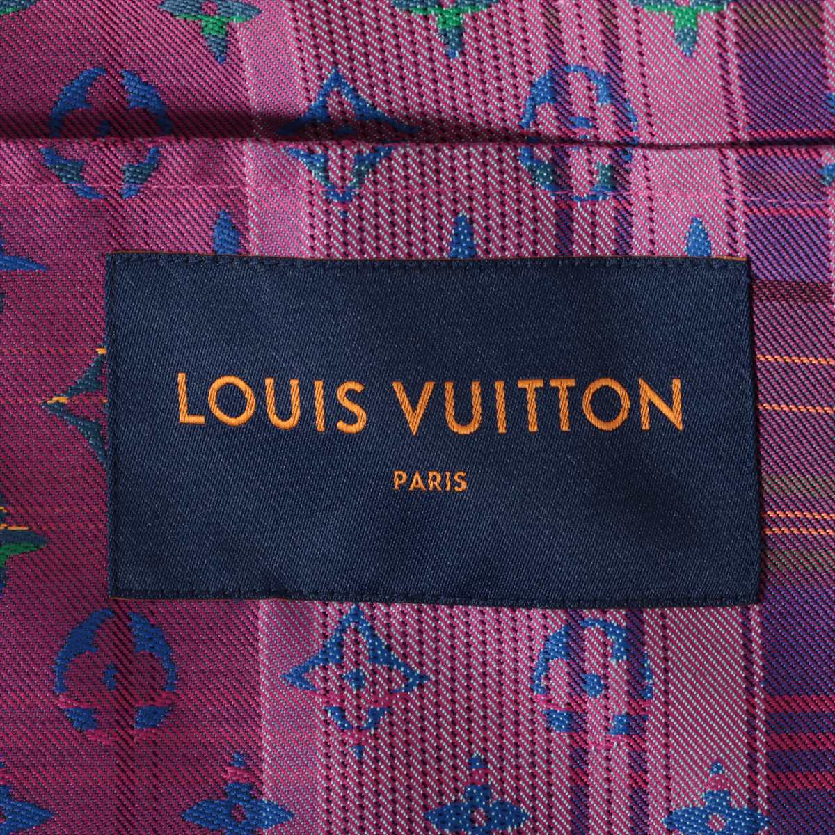 Louis Vuitton Monogram RM211 Cotton & polyester Parker 50 Men's Multicolor  1A8PGL Madras check Parachute hoodie