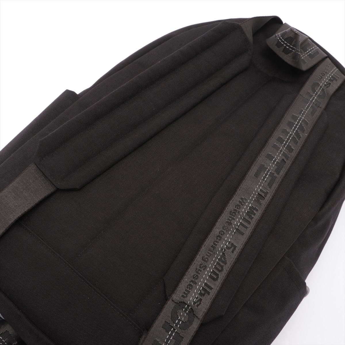 Off-White abstract arrows canvas Backpack Black