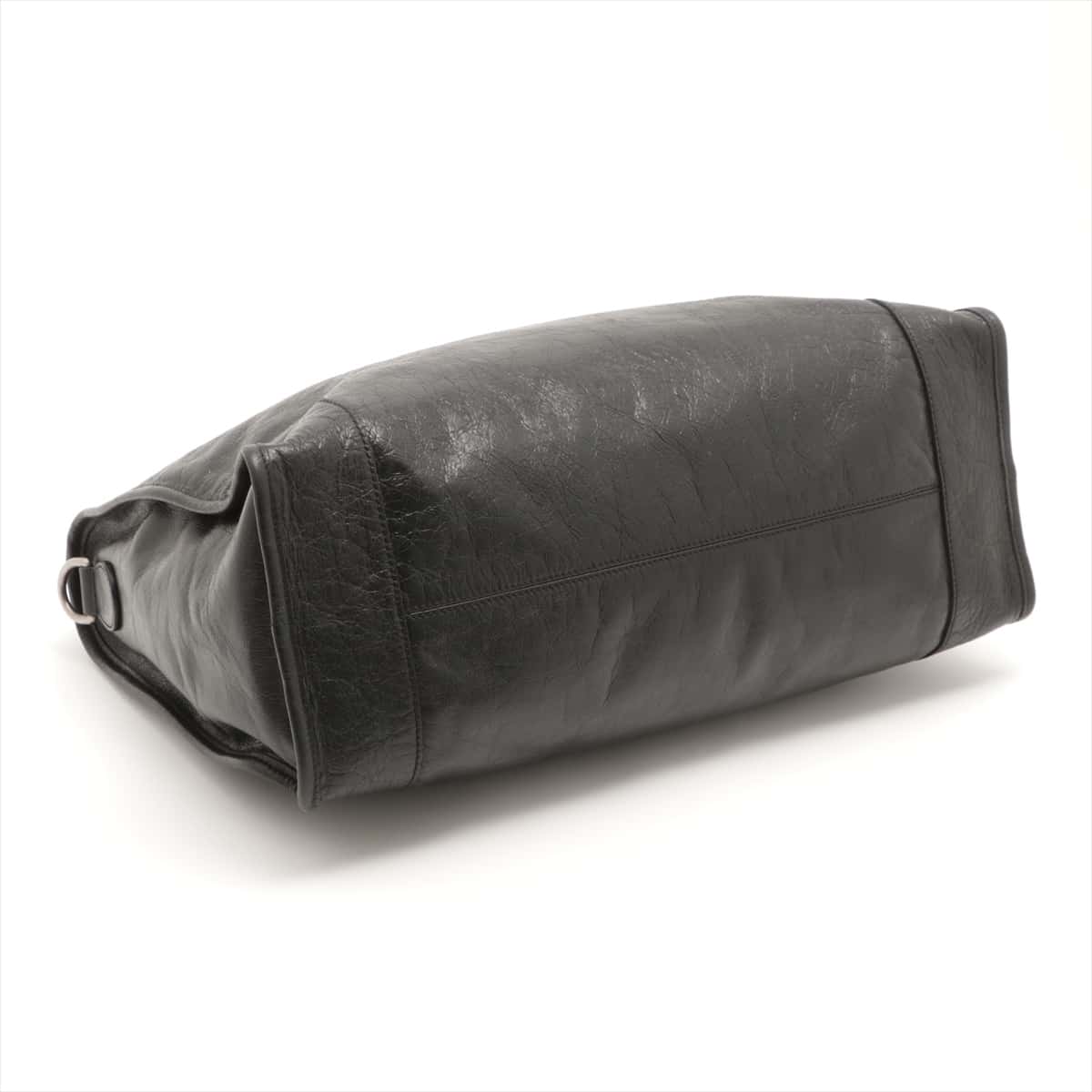 Gucci Leather 2way handbag Black 575820