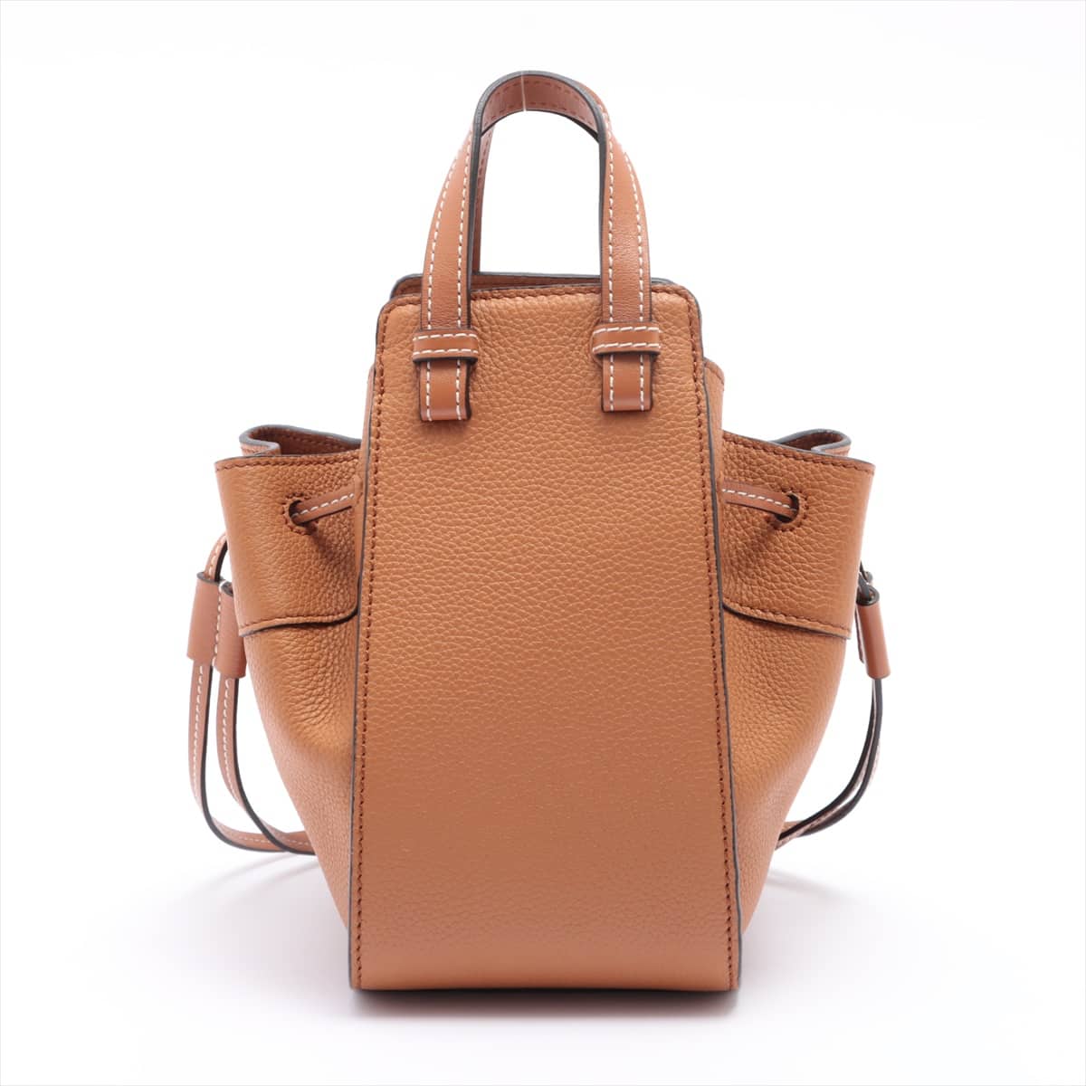 Loewe Hammock Drawstring mini Leather 2way shoulder bag Brown