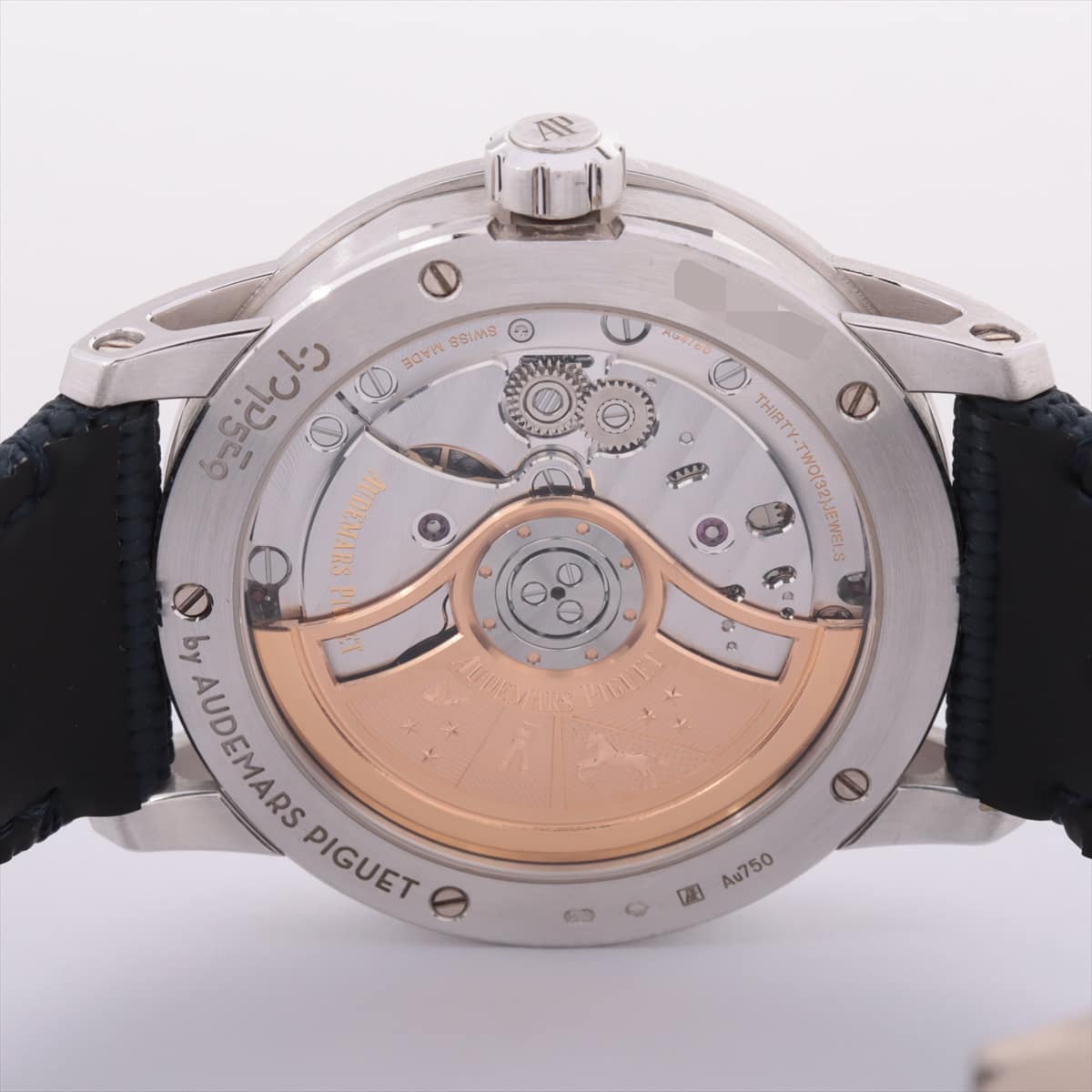 Audemars Piguet CODE11.59 15210BC.OO.A321CR.01 750 & leather AT Blue-Face Extra Link 1